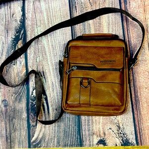 NWOT Faux Leather Crossbody Bag